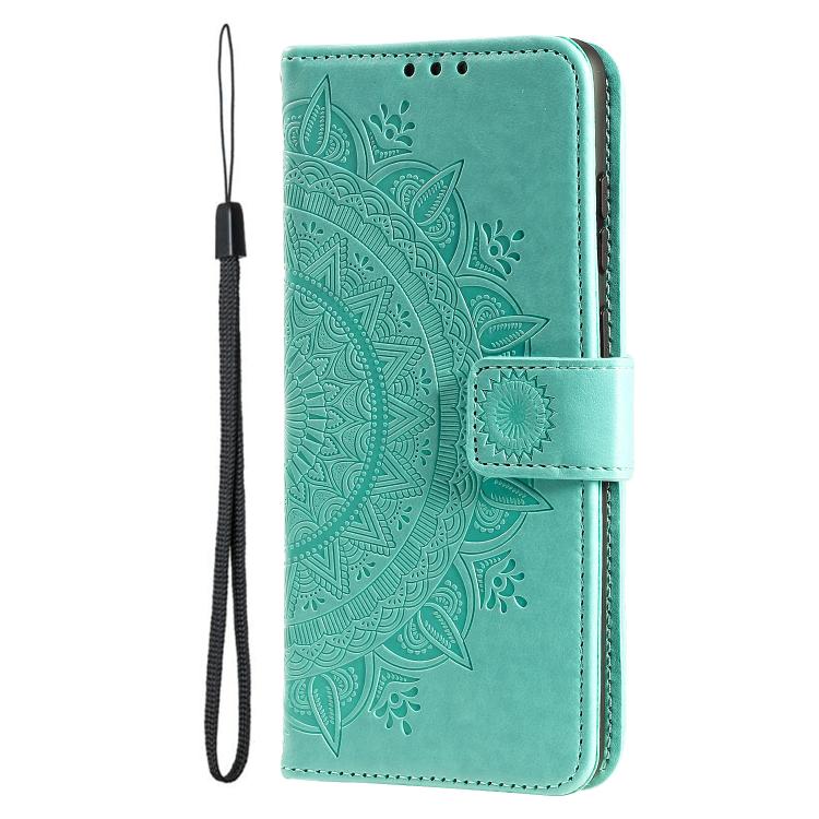 Totem Flower Embossed Leather Phone Case with Lanyard, For Google Pixel 10a, For Google Pixel 10 Pro XL, For Google Pixel 10 / 10 Pro