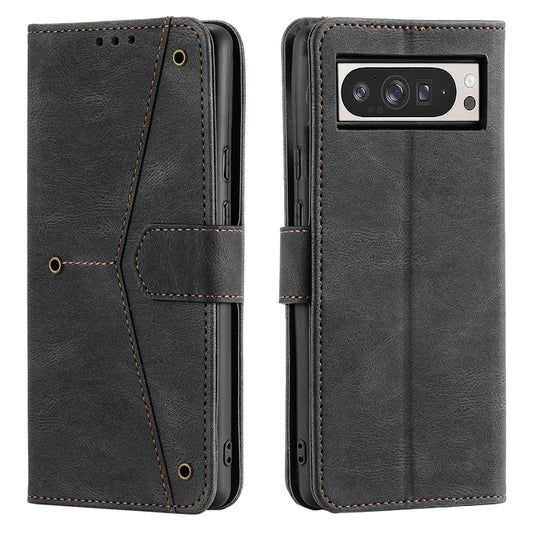 Nail Skin Feel Stitching Calf Texture Leather Phone Case