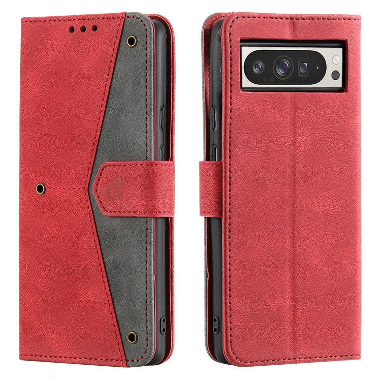 Nail Skin Feel Stitching Calf Texture Leather Phone Case