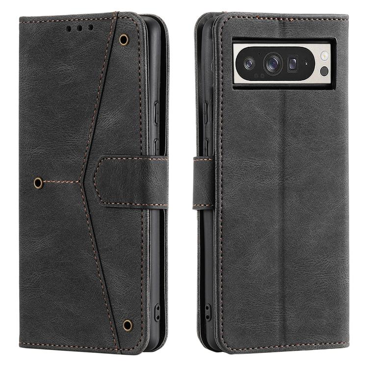 Nail Skin Feel Stitching Calf Texture Leather Phone Case, For Google Pixel 10a, For Google Pixel 10 Pro XL, For Google Pixel 10 / 10 Pro