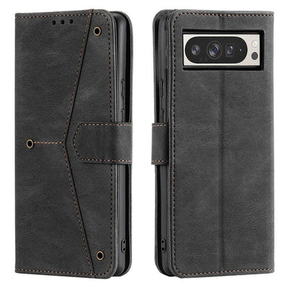 Nail Skin Feel Stitching Calf Texture Leather Phone Case, For Google Pixel 10a, For Google Pixel 10 Pro XL, For Google Pixel 10 / 10 Pro