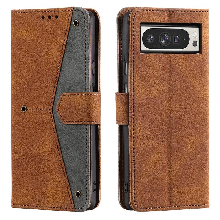 Nail Skin Feel Stitching Calf Texture Leather Phone Case, For Google Pixel 10a, For Google Pixel 10 Pro XL, For Google Pixel 10 / 10 Pro