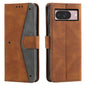 Nail Skin Feel Stitching Calf Texture Leather Phone Case, For Google Pixel 10a, For Google Pixel 10 Pro XL, For Google Pixel 10 / 10 Pro