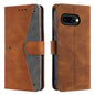 Nail Skin Feel Stitching Calf Texture Leather Phone Case, For Google Pixel 10a, For Google Pixel 10 Pro XL, For Google Pixel 10 / 10 Pro
