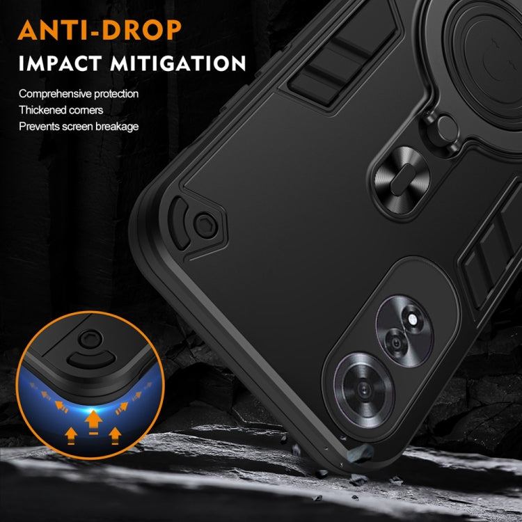 Metal Ring 360 Degree Rotating Holder PC Hybrid TPU Phone Case, For OPPO A60, For OPPO Reno11 F, For OPPO Reno11 Global, For OPPO Reno10 5G Global