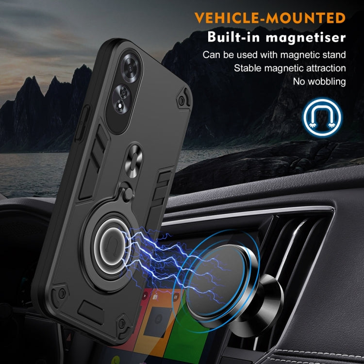 Metal Ring 360 Degree Rotating Holder PC Hybrid TPU Phone Case, For OPPO A60, For OPPO Reno11 F, For OPPO Reno11 Global, For OPPO Reno10 5G Global