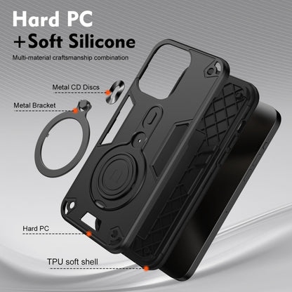 Metal Ring 360 Degree Rotating Holder PC Hybrid TPU Phone Case