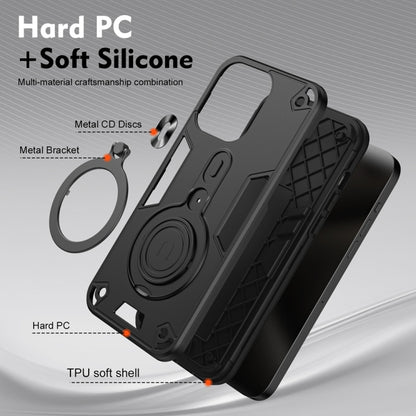 Metal Ring 360 Degree Rotating Holder PC Hybrid TPU Phone Case, For Infinix Hot 50i / Smart 9, For Infinix Note 40 Pro 4G, For Infinix Note 40 4G