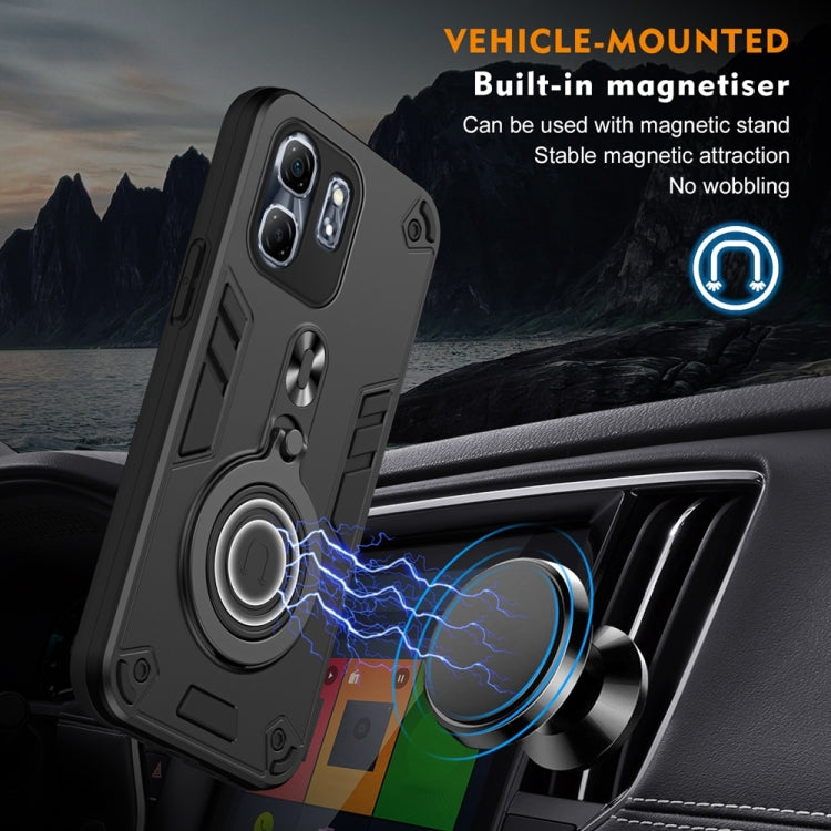 Metal Ring 360 Degree Rotating Holder PC Hybrid TPU Phone Case, For Infinix Hot 50i / Smart 9, For Infinix Note 40 Pro 4G, For Infinix Note 40 4G