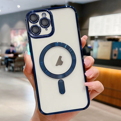 Electroplating MagSafe Phone Case, For iPhone 11, For iPhone 11 Pro