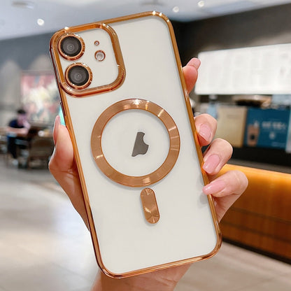 Electroplating MagSafe Phone Case, For iPhone 13 Pro, For iPhone 13, For iPhone 12