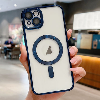 Electroplating MagSafe Phone Case, For iPhone 15, For iPhone 14 Plus, For iPhone 14