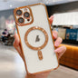 Electroplating MagSafe Phone Case, For iPhone 14 Pro, For iPhone 14 Pro Max, For iPhone 13 Pro Max