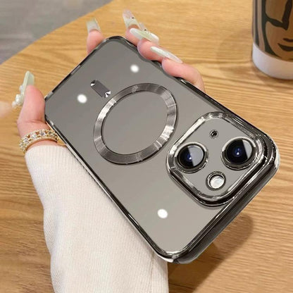 Electroplating MagSafe Phone Case, For iPhone 15, For iPhone 14 Plus