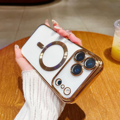 Electroplating MagSafe Phone Case, For iPhone 18 Pro Max, For iPhone 17e / 16e