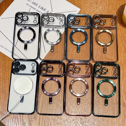 Electroplating MagSafe Phone Case, For iPhone 11 Pro Max, For iPhone 11