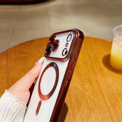 Electroplating MagSafe Phone Case, For iPhone 15, For iPhone 14 Plus, For iPhone 14