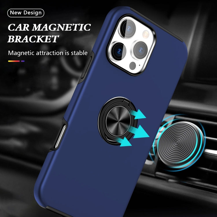 PC + TPU Magnetic Phone Case with Invisible Ring Holder, For iPhone 16 Pro Max, For iPhone 16 Pro, For iPhone 16 Plus