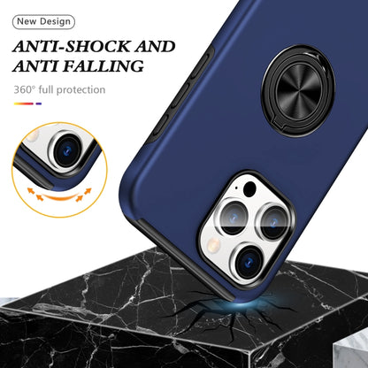 PC + TPU Magnetic Phone Case with Invisible Ring Holder, For iPhone 16 Pro Max, For iPhone 16 Pro, For iPhone 16 Plus