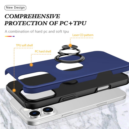 PC + TPU Magnetic Phone Case with Invisible Ring Holder, For iPhone 16 Pro Max, For iPhone 16 Pro, For iPhone 16 Plus