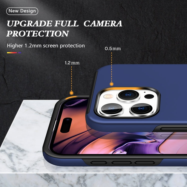 PC + TPU Magnetic Phone Case with Invisible Ring Holder, For iPhone 16 Pro Max, For iPhone 16 Pro, For iPhone 16 Plus