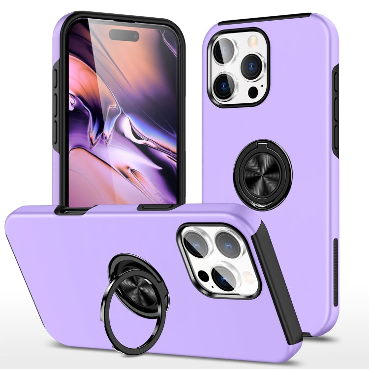 PC + TPU Magnetic Phone Case with Invisible Ring Holder, For iPhone 16 Pro Max, For iPhone 16 Pro, For iPhone 16 Plus