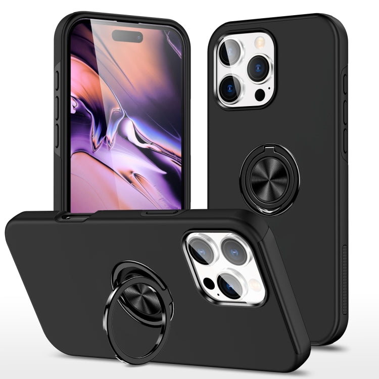 PC + TPU Magnetic Phone Case with Invisible Ring Holder, For iPhone Air, For iPhone 16 Pro Max, For iPhone 16 Pro