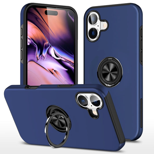 PC + TPU Magnetic Phone Case with Invisible Ring Holder, For iPhone 16