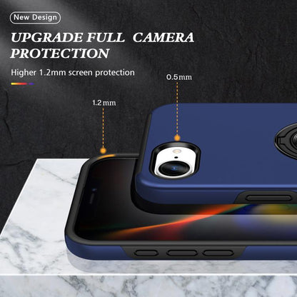 PC + TPU Magnetic Phone Case with Invisible Ring Holder, For iPhone 17e / 16e, For iPhone 17 Pro Max, For iPhone 17