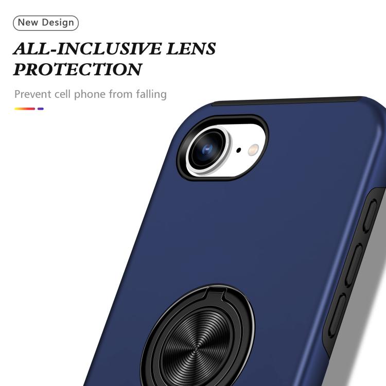 PC + TPU Magnetic Phone Case with Invisible Ring Holder, For iPhone 17e / 16e, For iPhone 17 Pro Max, For iPhone 17