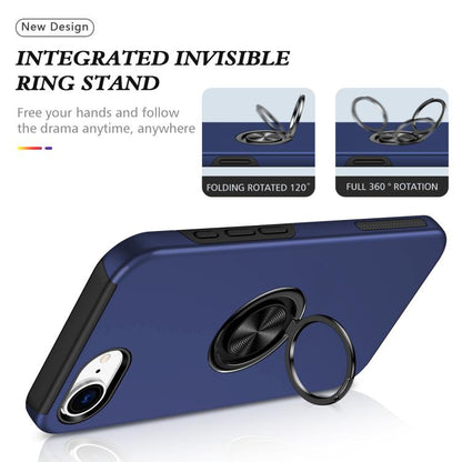 PC + TPU Magnetic Phone Case with Invisible Ring Holder, For iPhone 17e / 16e, For iPhone 17 Pro Max, For iPhone 17