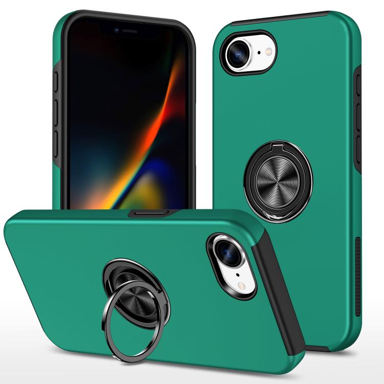 PC + TPU Magnetic Phone Case with Invisible Ring Holder, For iPhone 17e / 16e, For iPhone 17 Pro Max, For iPhone 17