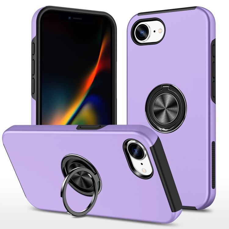 PC + TPU Magnetic Phone Case with Invisible Ring Holder, For iPhone 17e / 16e, For iPhone 17 Pro Max, For iPhone 17