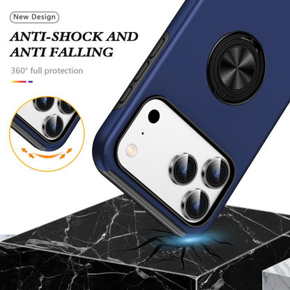 PC + TPU Magnetic Phone Case with Invisible Ring Holder, For iPhone 17 Pro Max, For iPhone 17 Pro, For iPhone 17