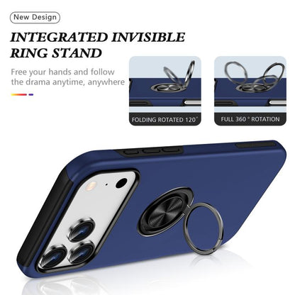 PC + TPU Magnetic Phone Case with Invisible Ring Holder, For iPhone 17 Pro Max, For iPhone 17 Pro, For iPhone 17
