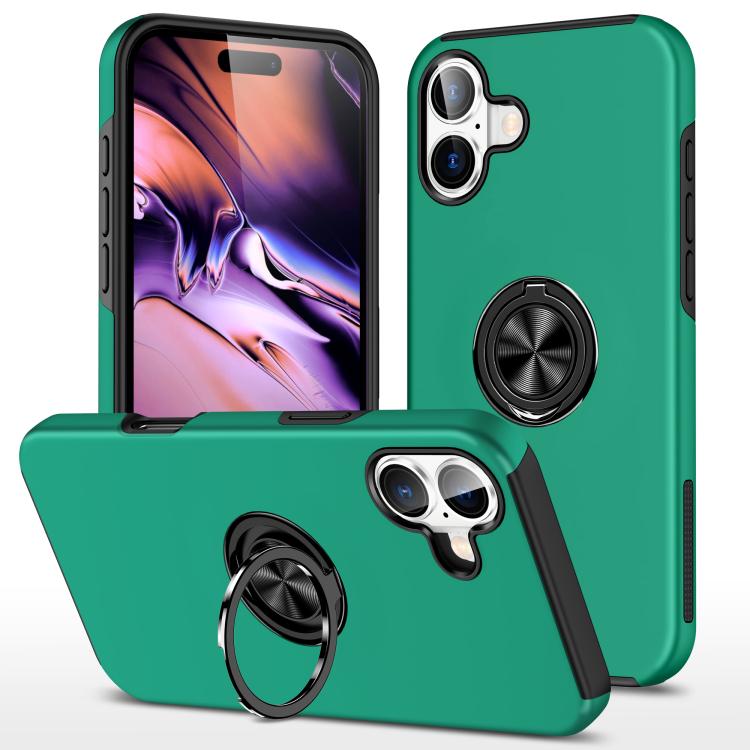PC + TPU Magnetic Phone Case with Invisible Ring Holder, For iPhone 17e / 16e, For iPhone 17 Pro Max, For iPhone 17