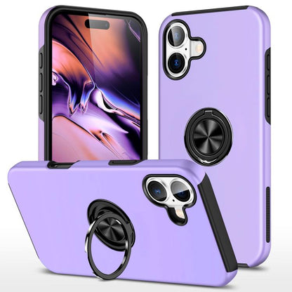 PC + TPU Magnetic Phone Case with Invisible Ring Holder, For iPhone 17e / 16e, For iPhone 17 Pro Max, For iPhone 17