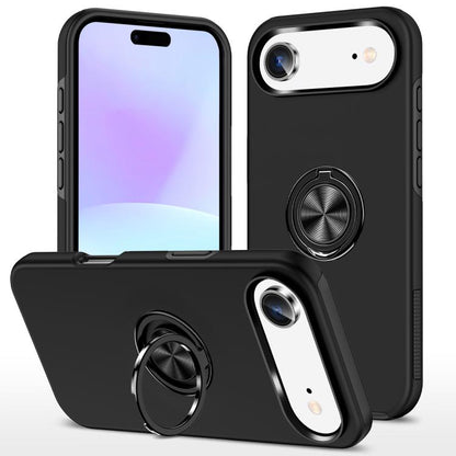 PC + TPU Magnetic Phone Case with Invisible Ring Holder, For iPhone Air, For iPhone 16 Pro Max, For iPhone 16 Pro