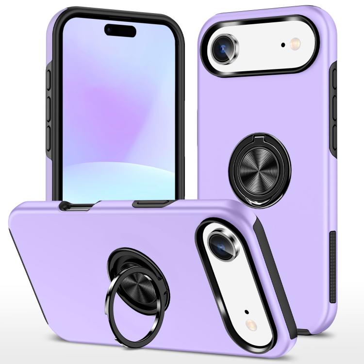 PC + TPU Magnetic Phone Case with Invisible Ring Holder, For iPhone Air, For iPhone 16 Pro Max, For iPhone 16 Pro