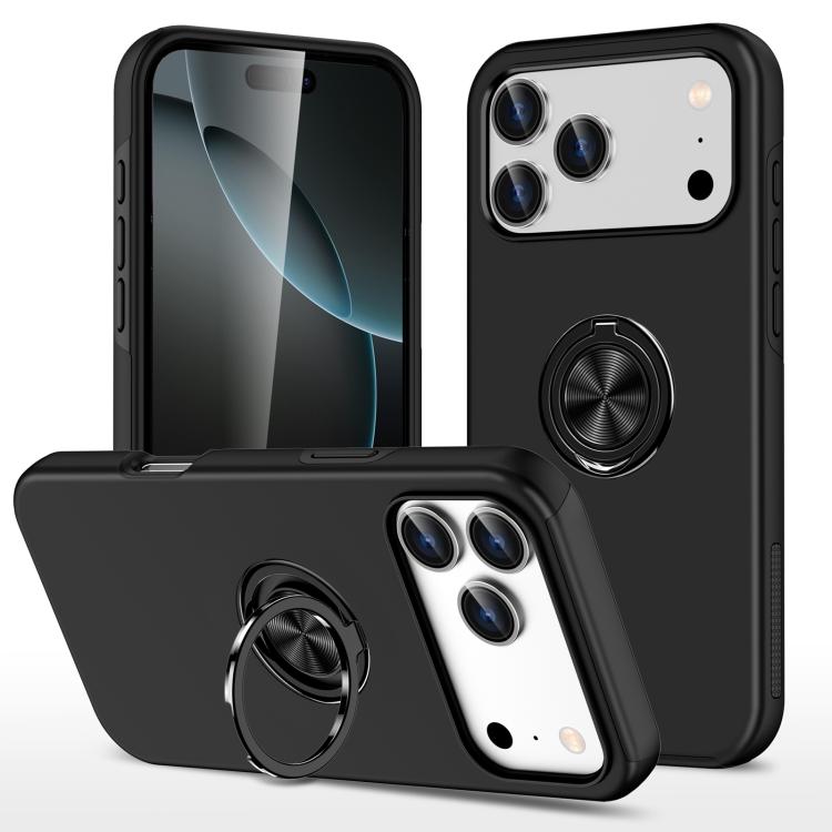 PC + TPU Magnetic Phone Case with Invisible Ring Holder, For iPhone 17 Pro Max, For iPhone 17 Pro, For iPhone 17