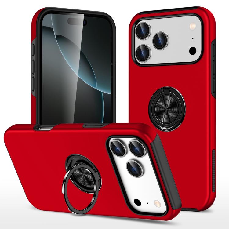 PC + TPU Magnetic Phone Case with Invisible Ring Holder, For iPhone 17 Pro Max, For iPhone 17 Pro, For iPhone 17