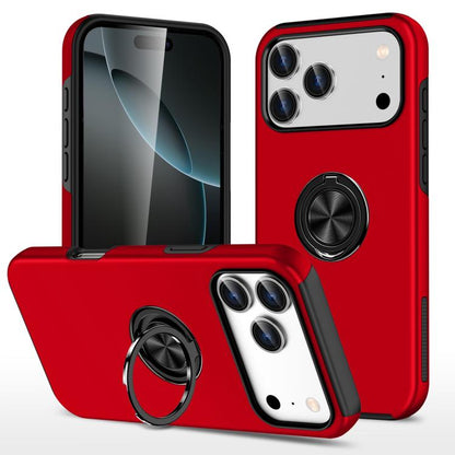 PC + TPU Magnetic Phone Case with Invisible Ring Holder, For iPhone 17 Pro Max, For iPhone 17 Pro, For iPhone 17