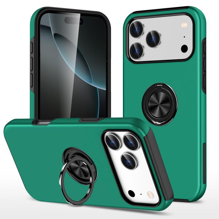 PC + TPU Magnetic Phone Case with Invisible Ring Holder, For iPhone 17 Pro Max, For iPhone 17 Pro, For iPhone 17