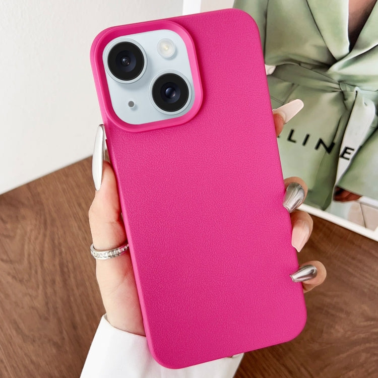 Leather Texture TPU Full Coverage Phone Case, For iPhone 15 Pro Max, For iPhone 15 Pro, For iPhone 15 Plus, For iPhone 15
