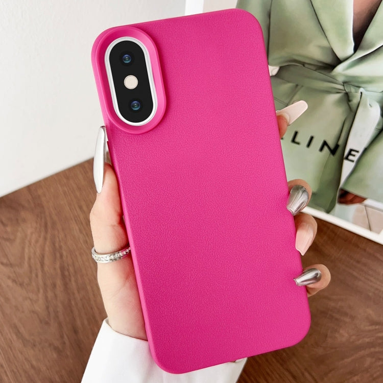 Leather Texture TPU Full Coverage Phone Case, For iPhone 11 Pro, For iPhone X / XS, For iPhone XR, For iPhone XS Max