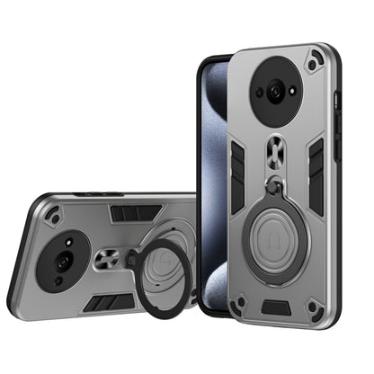 Metal Ring 360 Degree Rotating Holder PC Hybrid TPU Phone Case