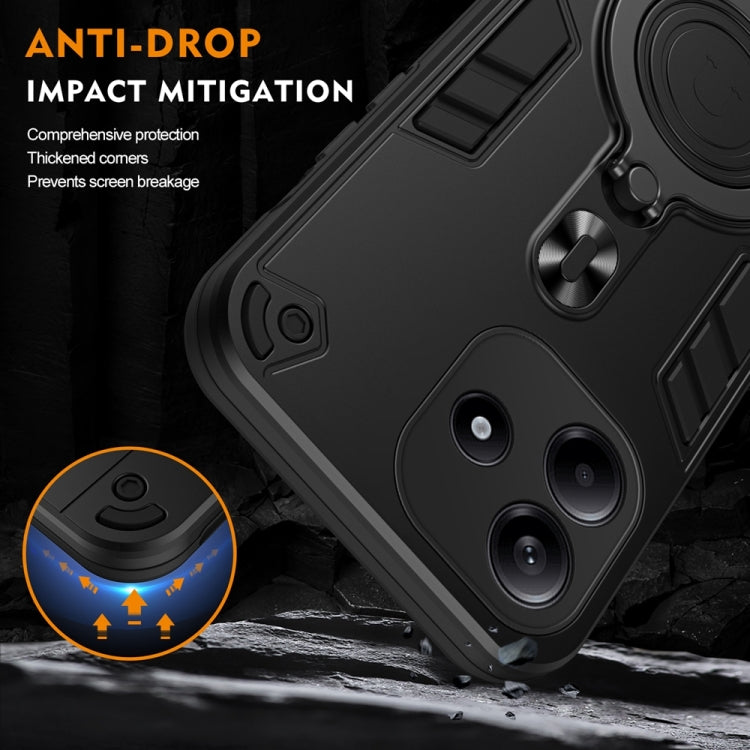 Metal Ring 360 Degree Rotating Holder PC Hybrid TPU Phone Case