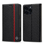 LC.IMEEKE Carbon Fiber Leather Phone Case, For iPhone 17e / 16e, For iPhone 17 Pro Max, For iPhone 17 Pro, For iPhone 17, For iPhone Air, For iPhone 16 Pro Max, For iPhone 16 Pro, For iPhone 16 Plus, For iPhone 16