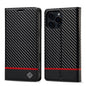 LC.IMEEKE Carbon Fiber Leather Phone Case, For iPhone 17e / 16e, For iPhone 17 Pro Max, For iPhone 17 Pro, For iPhone 17, For iPhone Air, For iPhone 16 Pro Max, For iPhone 16 Pro, For iPhone 16 Plus, For iPhone 16