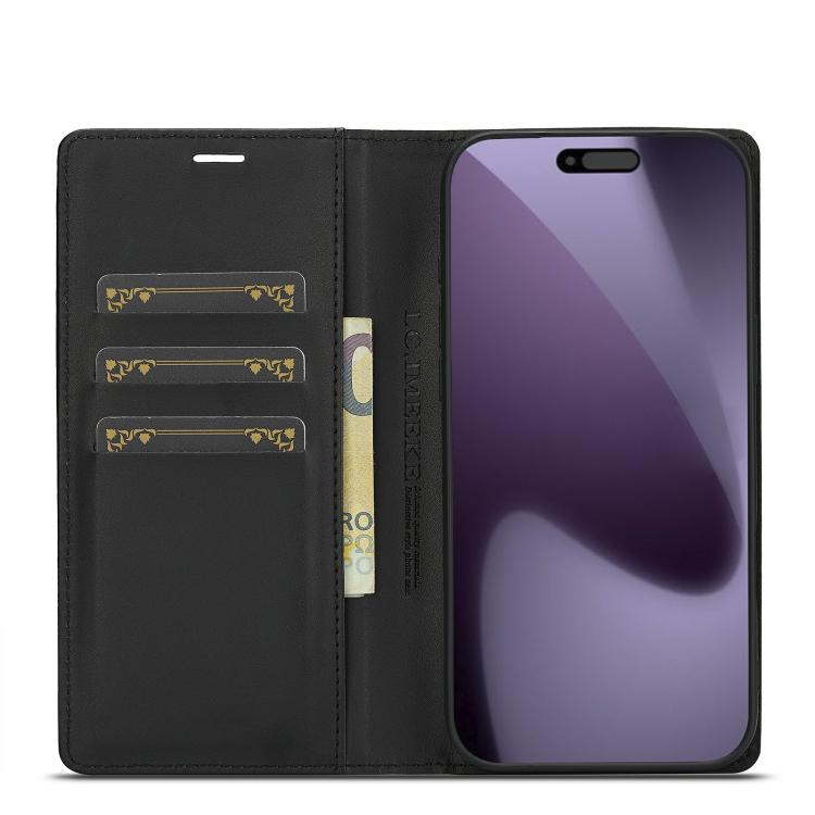 LC.IMEEKE Carbon Fiber Leather Phone Case, For iPhone 18 Pro / 17 Pro, For iPhone 18 Pro Max/17 Pro Max, For iPhone 17e / 16e, For iPhone 17, For iPhone Air, For iPhone 16 Pro Max, For iPhone 16 Pro, For iPhone 16 Plus, For iPhone 16